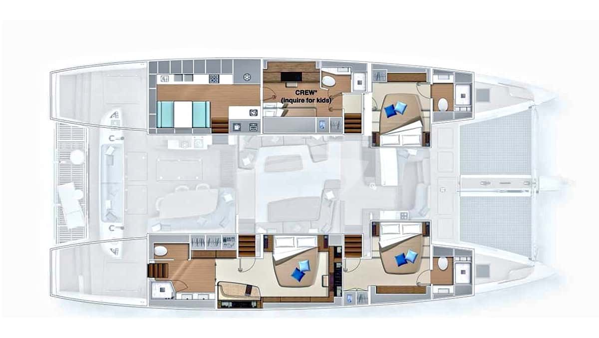 XANDROS deck layout