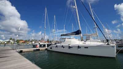 At the dock