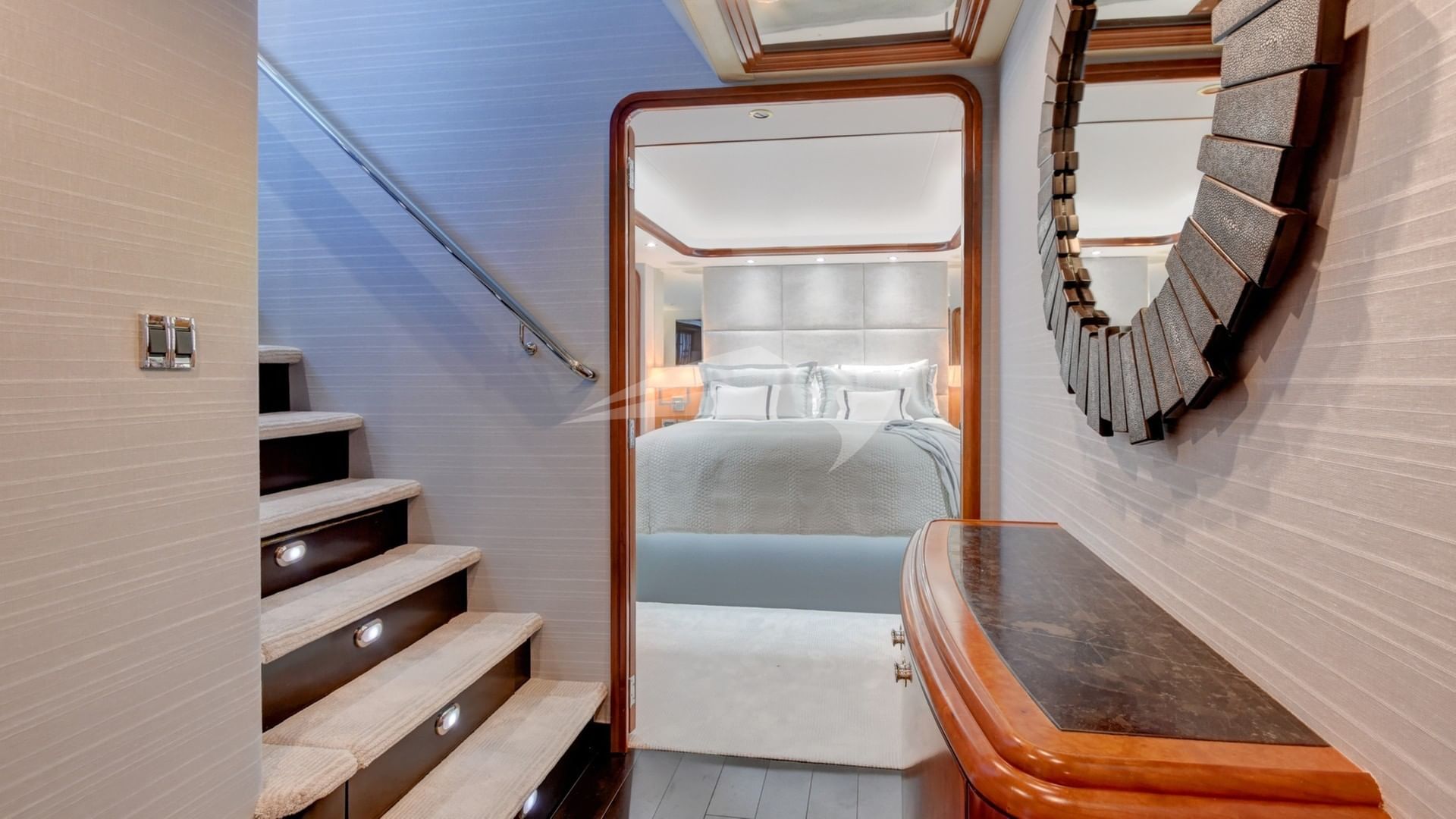 Entry way to Master stateroom