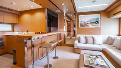 Lower Deck Salon & Galley