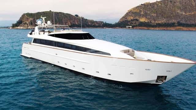 AQUILA 37m motor yacht for charter