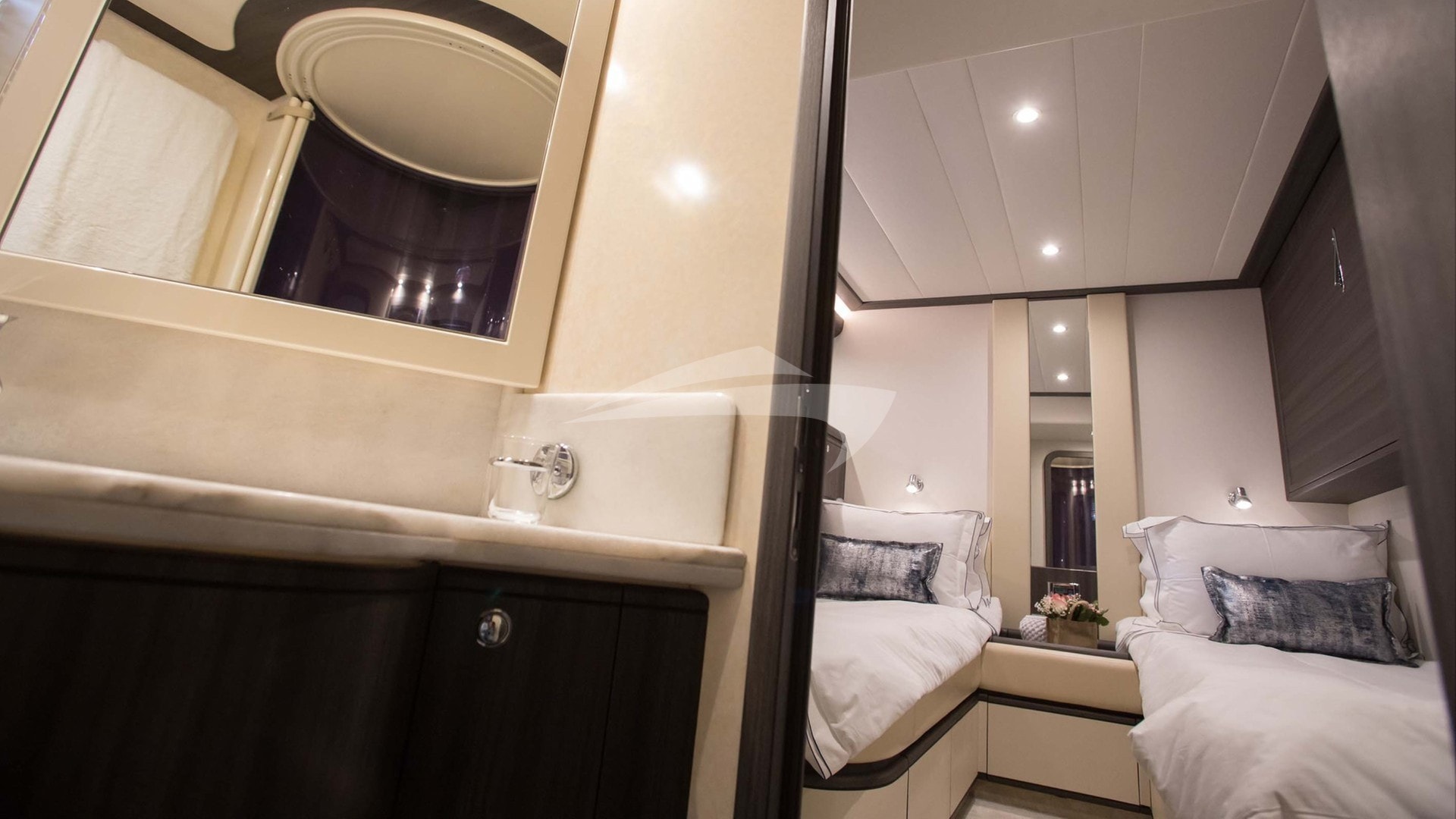 Twin Cabin Bathroom