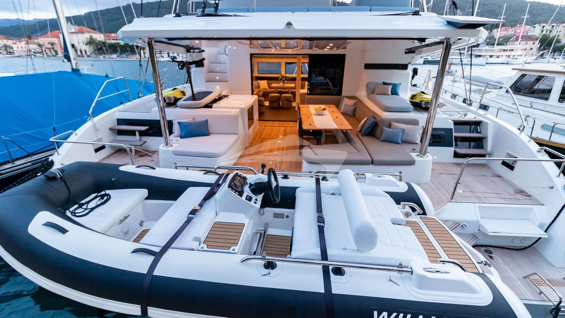 Aft Deck with Tender