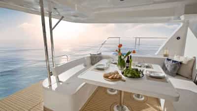 Cockpit dining area