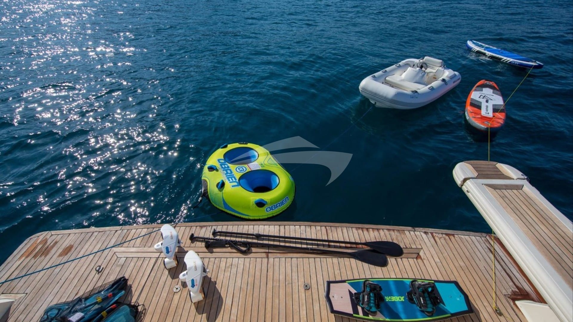 Swim Platform with Water Toys
