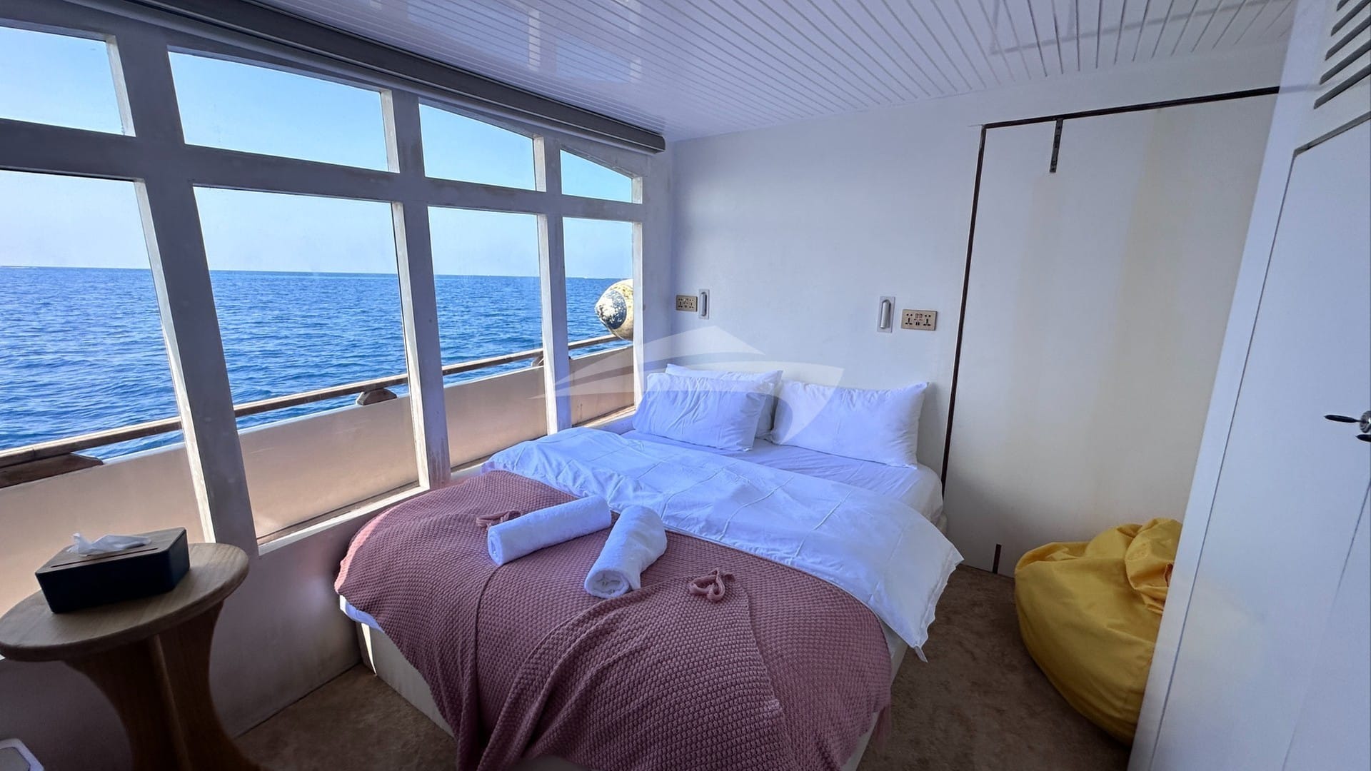 Lower deck Ocean view room