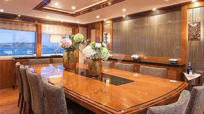 PATHOS 40m motor yacht charter, photo 6