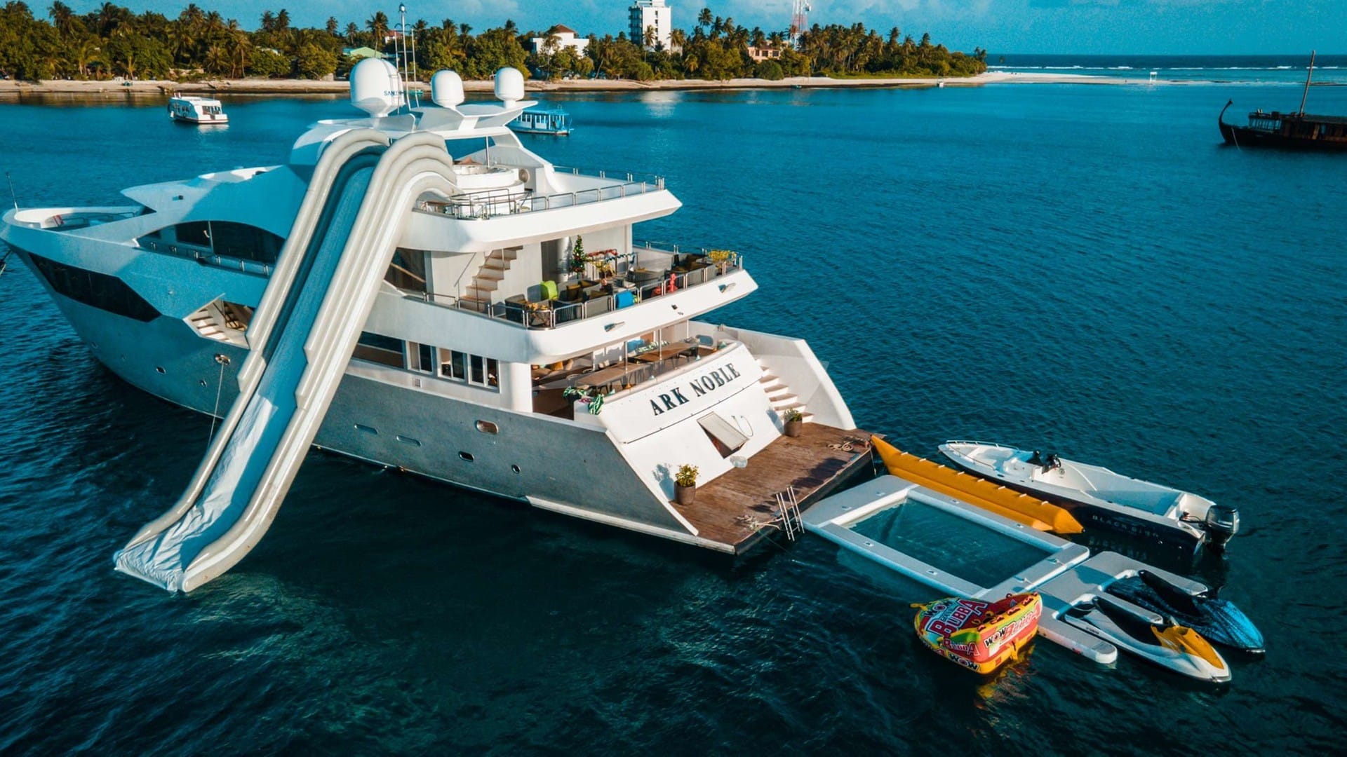 Water Slide and Water Toys
